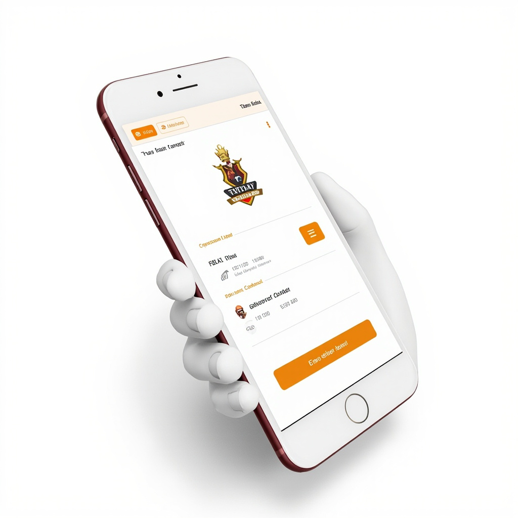 BlueChip app interface showing fantasy contest