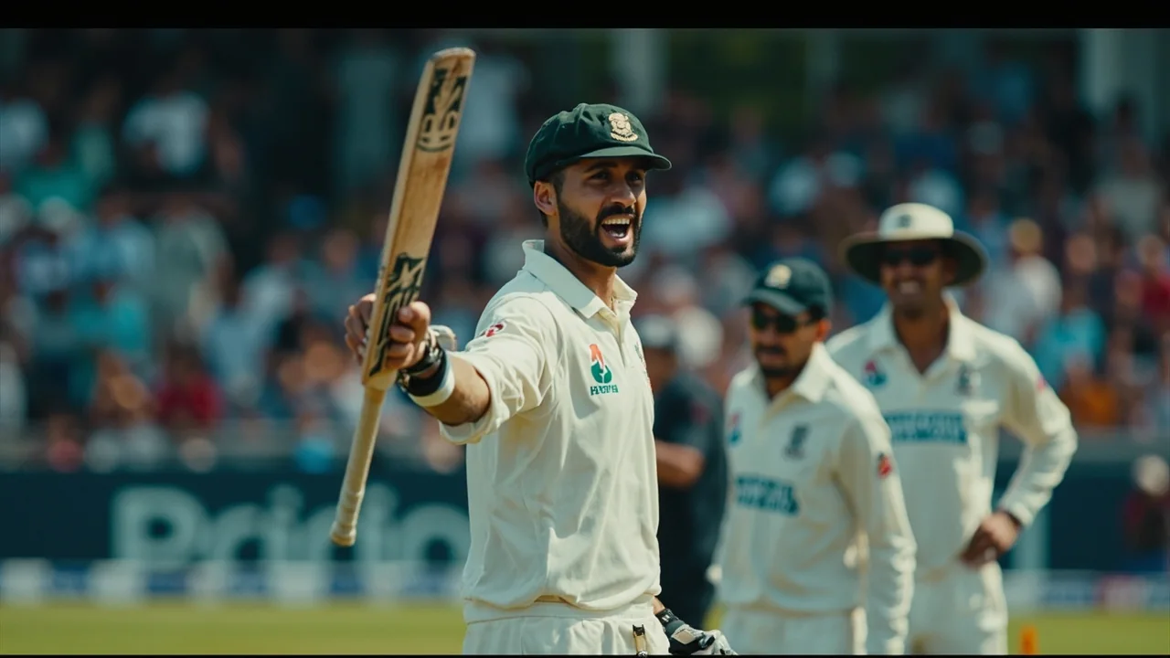 A captain discussing field placement with bowlers during a T10 match — the type of tactical frame in which match-fixing approaches are detected