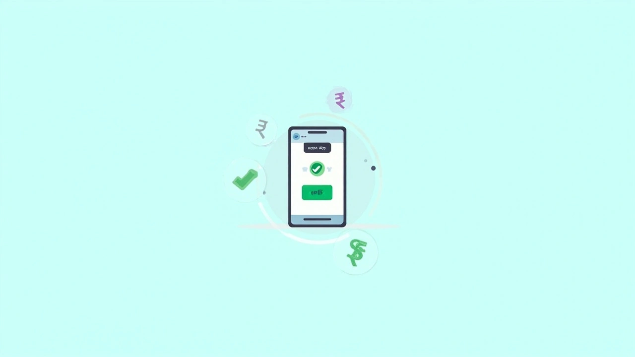Step-by-step UPI deposit flow on BlueChip fantasy app